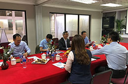 Chinese Ambassador to South Africa Lin Songtian and his delegation visited BORDAR's national international marketing platform for research